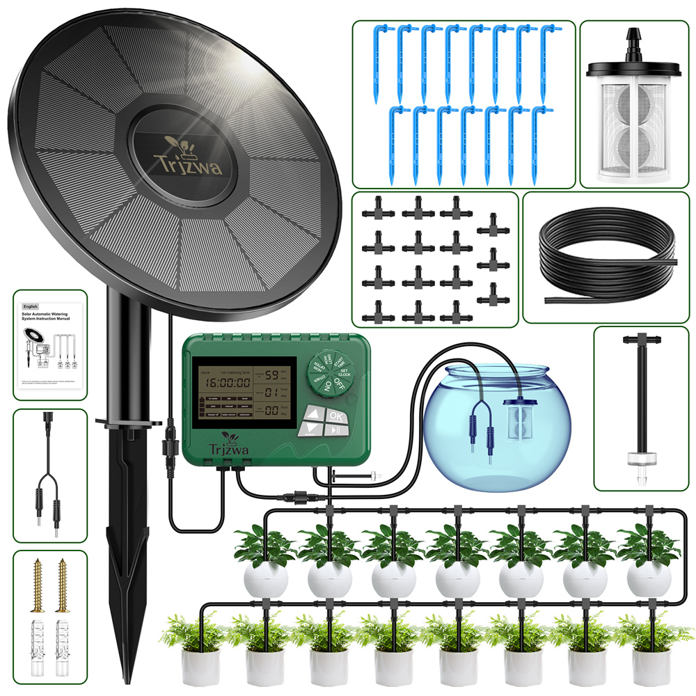 Urban Farming System - Solar Drip Irrigation System with Smart