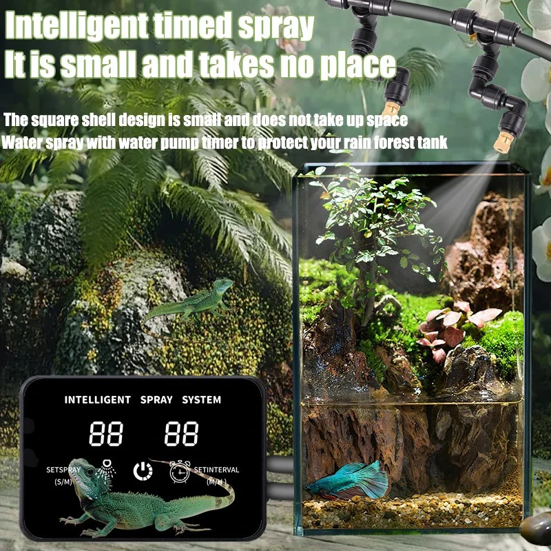 Urban Farming System - Intelligent Reptile Spray Irrigation Timer System
