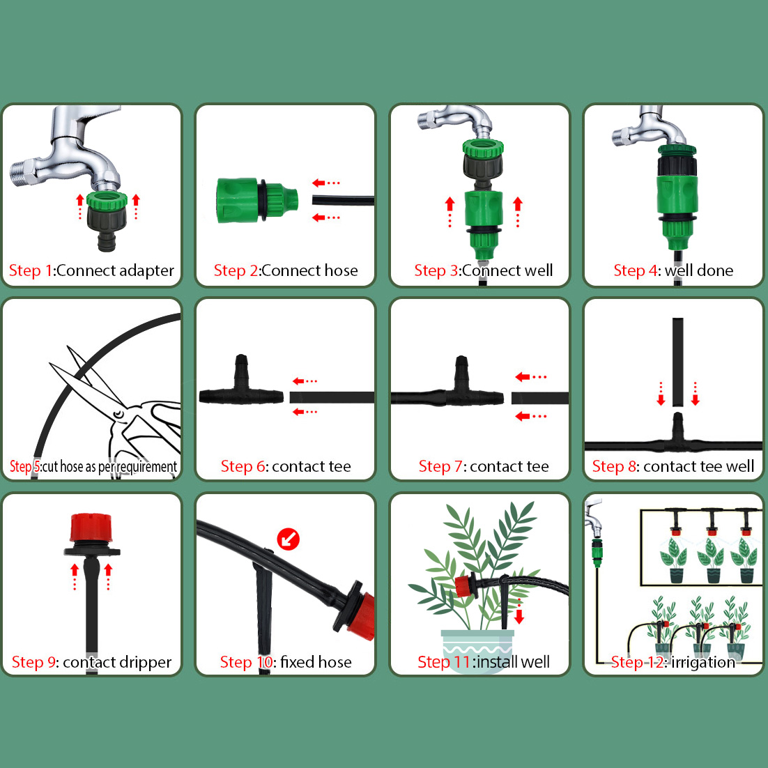 Greenhouse 15M-30M DIY Drip Ir - огляд і ціна Urban Farming System